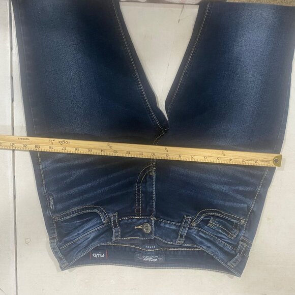 Silver Jeans Co. Elyse Bootcut Jeans Womens W28 L33 Dark Wash Fluid Denim Stretc - Picture 10 of 14